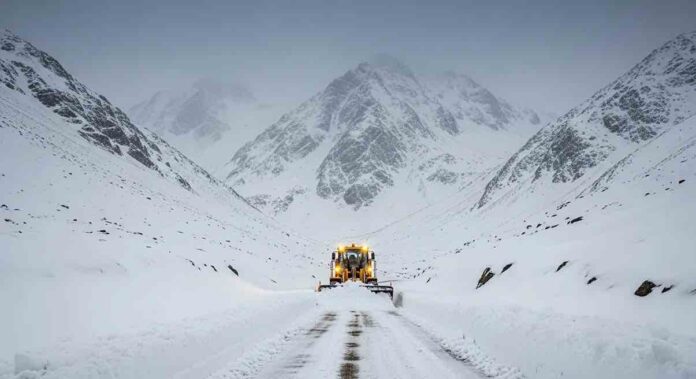 تساقطات ثلجية كثيفة: الثلوج تحاصر إقليم ميدلت وتستنفر فرق الإزاحة بمرتفعات الأطلس المتوسط