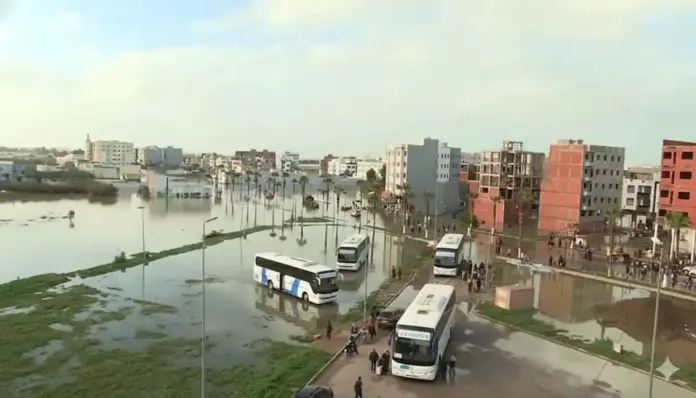 إجلاء 100 ألف شخص حصيلة الإجلاء ترتفع في الشمال الغربي للمغرب