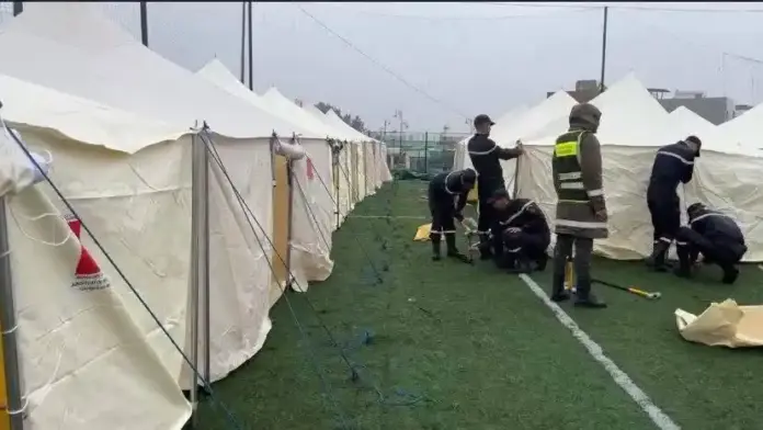 إيواء متضرري الفيضانات طنجة تجهز مركز الغابة الدبلوماسية لاستقبال الأسر المتضررة