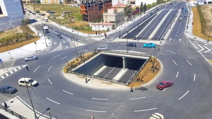 تهيئة المحور الطرقي طنجة كزناية